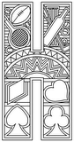 Download, print, color-in, colour-in Uppercase H